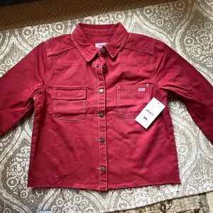 Brand New RVCA Women’s Red Jean Jacket